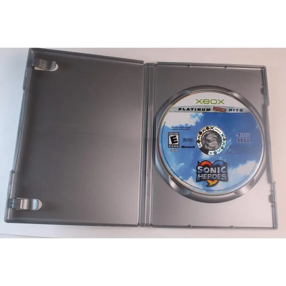 Sonic Heroes (Microsoft Xbox, 2004) Platinum Hits, Authentic, Tested/works
